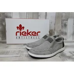 Rieker Herren Halbschuhe 18267 - Slipper & Mokassins für Herren, luftige Slipper mit Elastikeinsatz für optimalen Komfort und eine flexible Laufsohle für müheloses Gehen.