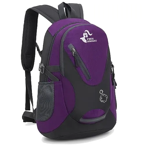 Bseash Kleine Größe 15-20L leichte wasserdichte Rucksack, Outdoor Sport Travel Daypack für Radfahren Wandern Radfahren Reisen (Violett)