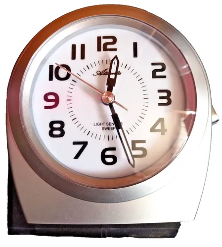 Atlanta Reisewecker Funkwecker 1668/4 in grau von Atlanta