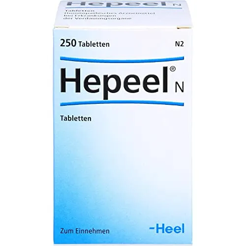 Hepeel N 250 ST Tabletten - Homöopathisches Arzneimittel zur Unterstützung der Leberfunktion, ideal für die natürliche Gesundheitsförderung.