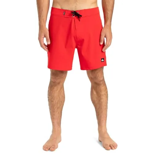 Quiksilver Herren Surfsilk Kaimana 16 Boardshorts, High Risk Red, 50 - Boardshorts aus hochwertigem Surfsilk-Material, schnelltrocknend und perfekt für actionreiche Wassersportabenteuer.