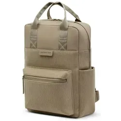 Kapten & Son Bergen Small Cord Daypack mit Laptopfach 33.5 cm - Braun - Stylischer Kapten & Son Bergen Daypack in Braun, ideal für den Alltag. Mit speziellem Laptopfach für sicheren Transport und hochwertiger Verarbeitung.