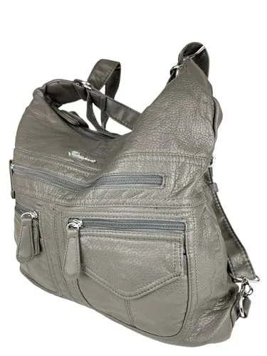 kennydoo Rucksacktasche 2in1 – Damen Rucksack & Handtasche
