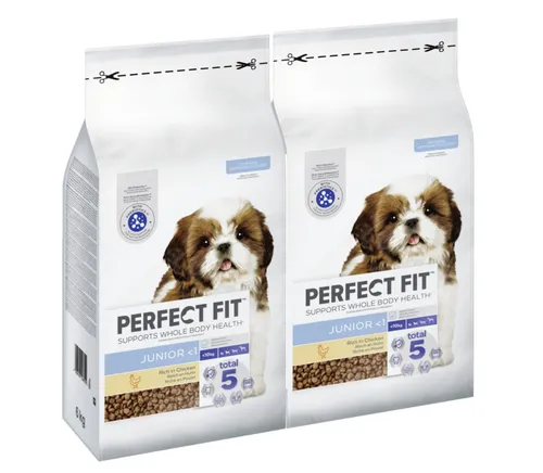 12kg Perfect Fit Hundefutter Junior für Hunde unter 10kg