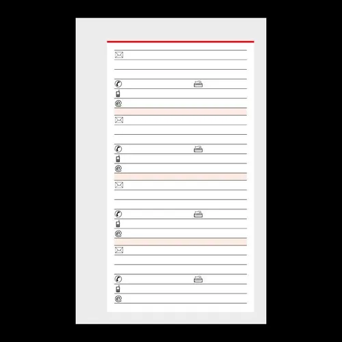 BSB Zeitplaner Pocket Adressen 02-0074