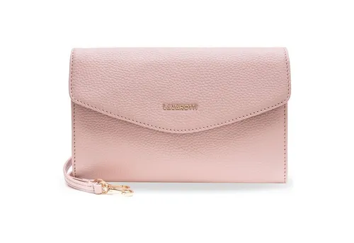 Lazarotti Clutch Bologna Leather - Elegante Clutch aus genarbtem Leder, mit praktischem Steckfach für Übersichtlichkeit und verstellbarem Schulterriemen für hohen Tragekomfort.