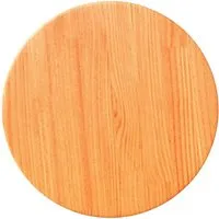 vidaXL Tischplatte Rund Wachsbraun Ø30x2,5 cm Massivholz Kiefer 847124