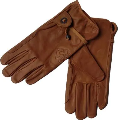 SCIPPIS Handschuhe aus echtem Leder, braun, Größe S in braun von Scippis