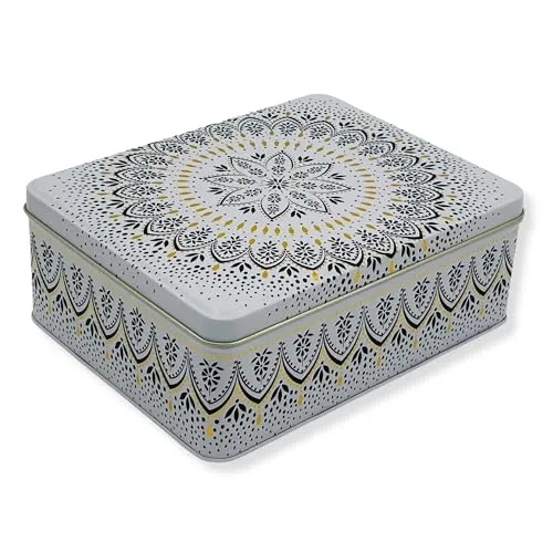 Sara Miller Geschenkdose - Orientalisches Design - Keksdose im eleganten Sara Miller Design, lebensmittelecht und ideal für die Aufbewahrung von Keksen. Perfekte Deko für Küche und Wohnzimmer, mit 2,25L Volumen.