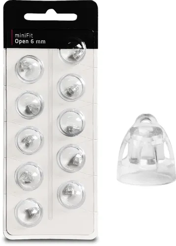 EWANTO miniFit 10er Blister 6 mm Open wie Oticon Kuppeln Ex-Hörer