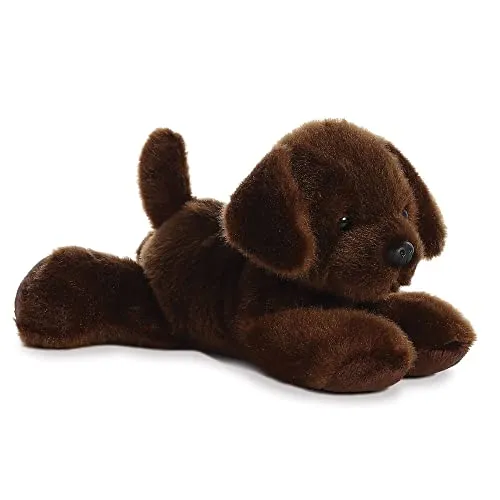 Aurora World 31257 - Plüschtier - Mini Flopsie - Lil Lucky Schokoladen Labrador, 8 Zoll / 20.5 cm