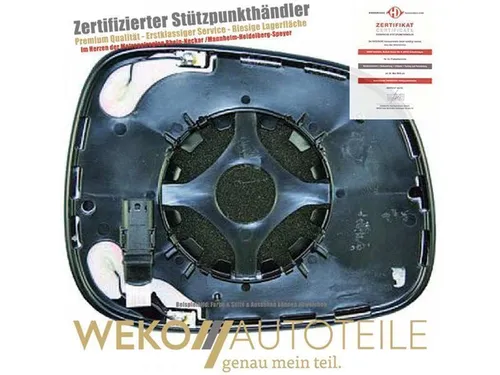 DIEDERICHS Außenspiegelglas Rechts für BMW