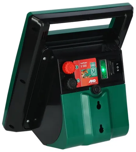 Kerbl AKO SunPower S500 Weidezaungerät, 372949 - Stallbedarf für Viehhaltung, leistungsstarkes Weidezaungerät mit Solarenergie, ideal für nachhaltige Tierhaltung.
