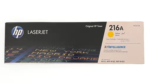 HP Toner W2412A 216A Gelb - Original Toner für bis zu 850 Seiten, ideal für HP Color LaserJet Pro Drucker und zuverlässige Druckqualität