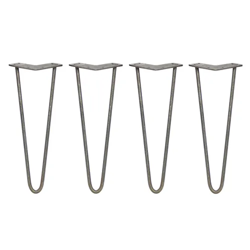 35.5cm Hairpin Legs Tischbeine Stuhlbein Möbelfuß Möbelbein 2 Streben 10mm D 4 x