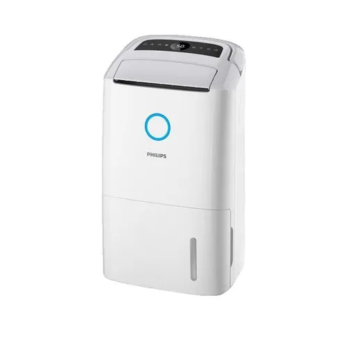 Philips Luftentfeuchter DE5305/11 5000 Series - Luftentfeuchter für Räume bis 137 m³, mit 26,5 l/Tag Entfeuchtung und Wäschetrockner-Modus. 2-Schichten-HEPA-Filtersystem sorgt für saubere Luft und bekämpft Feuchtigkeit sowie Schimmel.