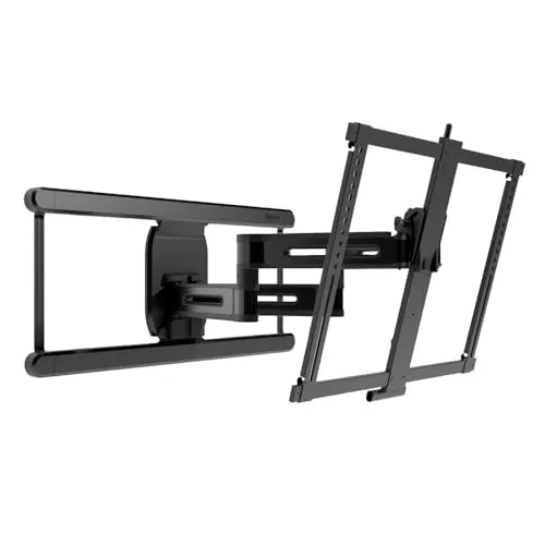 SANUS Höhenverstellbare, vollbewegliche TV-Wandhalterung für 106,7 cm bis 228,6 cm (42 Zoll) bis 228,6 cm (4 Zoll) große Fernseher – Erhöhen oder senken Sie den Fernseher nach der Installation um 10,2