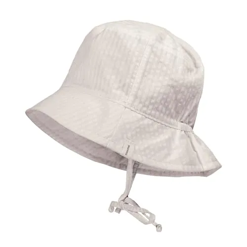 maximo Baby-Hut, Seersucker, Streifen doppelt, Bindeband, UV Seersucker