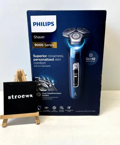 Philips Series 9000 Shaver S9982/55 - Elektrischer Rotationsrasierer mit flexiblen Scherköpfen und Schnellladefunktion für 60 Minuten Betriebszeit – ideal für eine gründliche und sanfte Rasur.