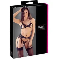 Cottelli Collection Lingerie Spitzenstrapsset in schwarz von Cottelli LINGERIE