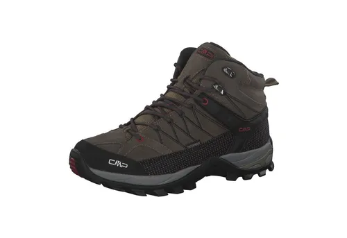 CMP Rigel Mid Trekking- & Wanderstiefel, Beige (Torba-Antracite 02PD) - Wanderschuhe mit wasserdichter CLIMAPROTECT-Membran und Knöchelstützsystem für optimalen Halt und Komfort auf jedem Terrain.
