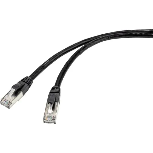 Renkforce RF-4538210 RJ45 Netzwerkkabel, 50m CAT 6a S/FTP - Netzkabel & Steckverbinder – Hochwertiges 50m Patchkabel für den Außenbereich mit einer Frequenz von 500 MHZ, ideal für schnelle Netzwerkverbindungen.