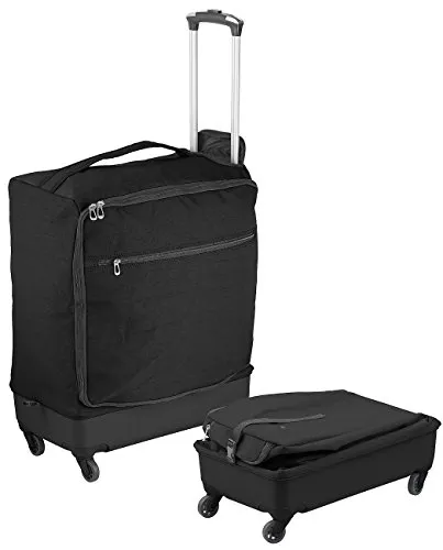 Xcase Reisekoffer: Ultraleichter Reise-Trolley mit 57 Litern Volumen, bis 30 kg, 4 Rollen (Koffer-Trolleys, ultra leichter Koffer, ultraleichte Reisetasche)
