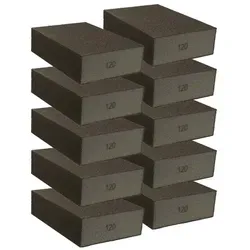 10er Pack Schleifschwamm feinplus Korn 120