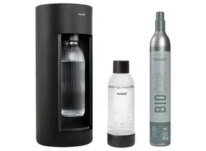 mysoda Wassersprudler Glassy Black in schwarz von MYSODA