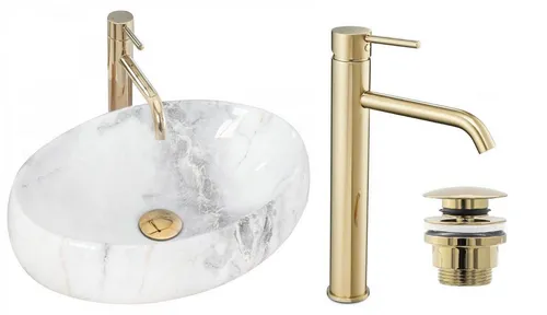 GTM Design Aufsatzwaschbecken LINDA Modern Waschbeckenm