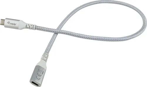 Equip Kabel USB-C 3.2 -> C Verl. St/Bu 0.50m 5A 4K/60Hz ws