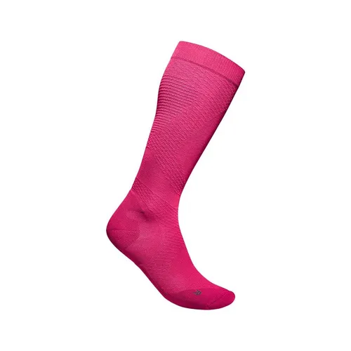 Bauerfeind Run Ultralight Compression Socks pitaya pink (PIT-PIN) 38-40 - Laufstrümpfe für Herren mit gezielter Zonen-Kompression, ultradünnem Aufbau und optimaler Atmungsaktivität. Bieten Stabilität für Sprunggelenk und Fußgewölbe, ideal für maximale Performance beim Laufen.