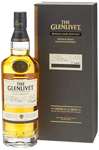 Glenlivet 18 Years Old Allargue Single Cask Edition Whisky mit Geschenkverpackung (1 x 0.7 l)