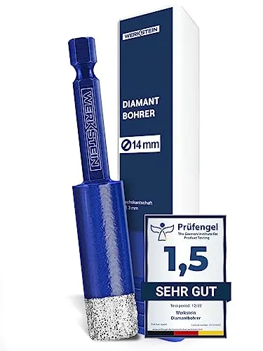 WERKSTEIN® Fliesenbohrer mit Diamantbohrkronen [14mm]