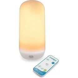 Katsu LED Tischleuchte kabellos - Dimmbare Akku Lampe für Garten und Balkon - Wetterfeste Tischlampe mit IP54 für drinnen und draußen, dimmbar und ideal für stimmungsvolle Beleuchtung auf Terrasse oder Balkon.