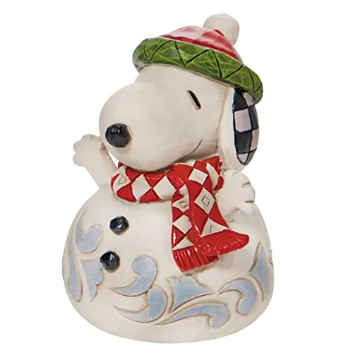 Enesco Snoopy Schneemann Mini