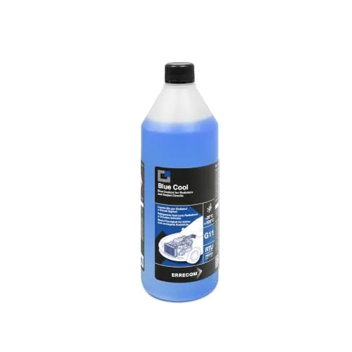 ERRECOM Blue Cool, Blaue Kühlerflüssigkeit -20°C/+106°C, Frostschutzmittel G11 mit NAP Free-Inhibitorpaket, gebrauchsfertig, 1 Liter