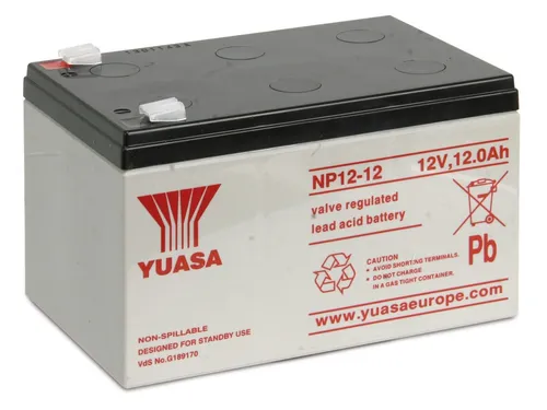 YUASA Blei-Akkumulator NP12-12, 12 V-12 Ah von Yuasa