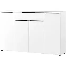 Germania Sideboard Mailand, 4374-84, weiß mit Türen und Schubladen