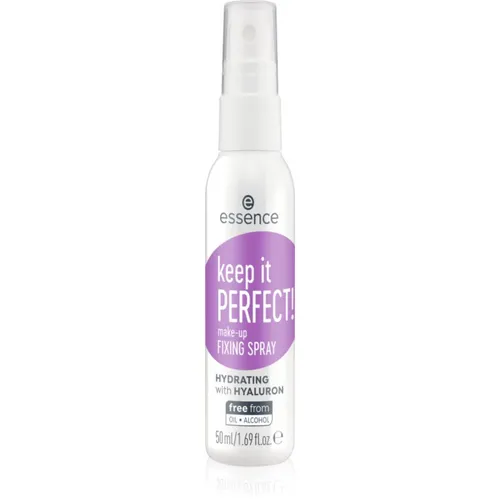 essence Keep it PERFECT! Make-up Fixierspray 50 ml - Fixierspray für Damen, 50 ml, sorgt für langfristige Fixierung Ihres Make-ups, damit es den ganzen Tag makellos aussieht.