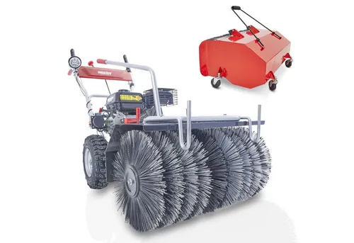 Hecht Benzin-Kehrmaschine 8616 SE mit Auffangbehälter, 62,00 cm Arbeitsbreite, Elektrostart, 6,5 PS