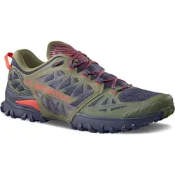 La Sportiva Bushido III Herren Trailrunningschuhe - Grün - Größe 43,5 - Hochwertige Trailrunningschuhe mit FriXion® Red Sohle für maximierten Grip und verbesserte Atmungsaktivität. Ideal für anspruchsvolle Trails und lange Strecken.