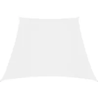 vidaXL Sonnensegel Oxford-Gewebe trapezförmig 3/5x4 m in weiß von vidaXL