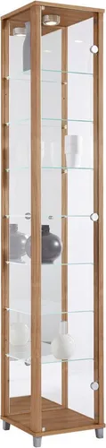fif möbel Vitrine OPTIMA Standvitrine/Glasvitrine 1x Glastür,perfekt für Sammler,Sammlervitrine