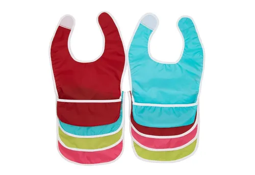 ZOLLNER Lätzchen, (Spar-Set, 8-St), 100% Polyester, wasserdicht