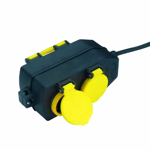 UNITEC Steckdosenblock 4-Fach mit Zuleitung