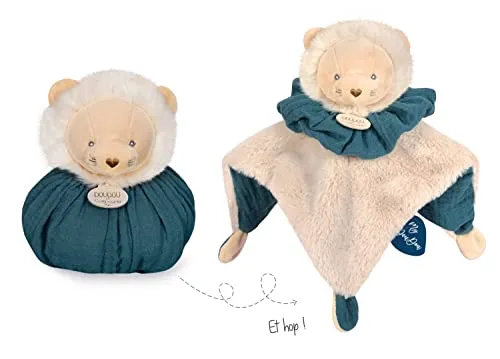 Boule Löwe Schmusetuch 25cm | Kuscheliges Spielzeug für Babys - Plüsch Schmusetuch von DOUDOU, ideal für die sanfte Beruhigung und den Trost von Kleinkindern.