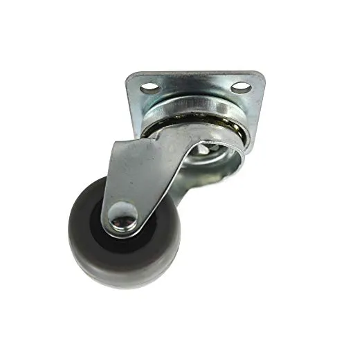 Möbelrollen Transportrolle Metall Mit Anschraubplatte Rolle Hartgummi Ø30mm