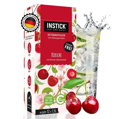 INSTICK Zuckerfreies Instant-Getränk (Kirsche)