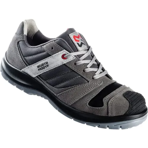 WÜRTH MODYF Sicherheitsschuhe S3 SRC Stretch X - Metallfreie & Wasserabweisende Arbeitsschuhe - Herren-Sneaker mit hoher Schutzklasse S3, rutschfester Sohle und angenehmem Tragegefühl durch leichte Fiberglaszehenkappe.